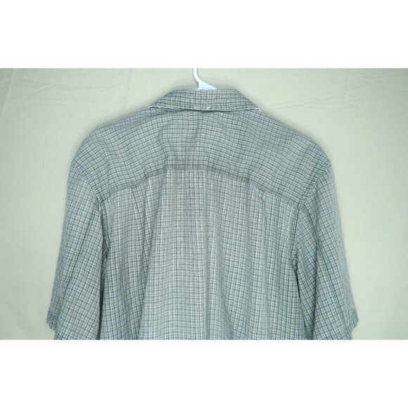 World Wide Sportsman Fishing Shirt Plaid Button Down Outdoors Vented Men's Large - Picture 6 of 8